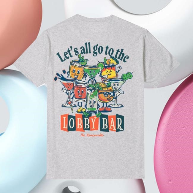 Rsvlts Merch Store Let's All Go To The Lobby Bar Youth T Shirt Rsvlts Merch Store Let's All Go To The Lobby Bar Tee Shirt