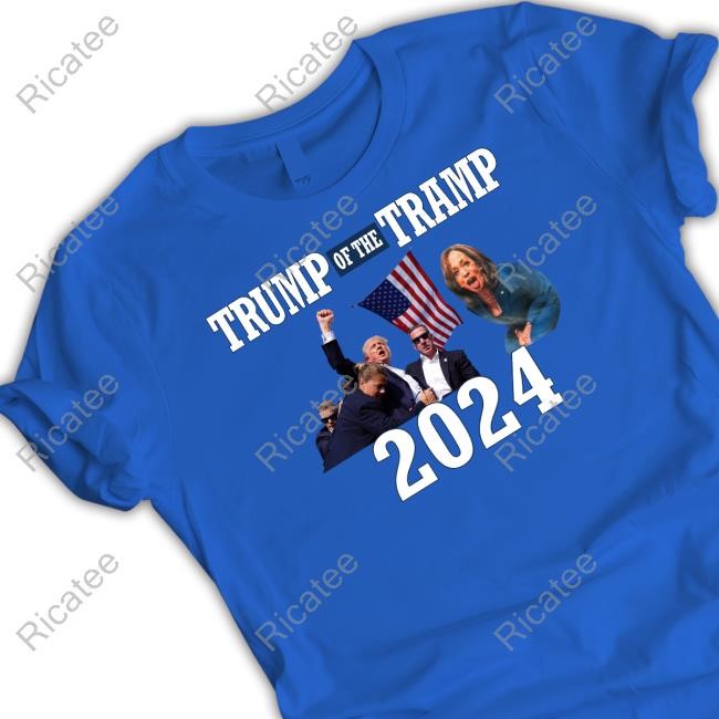 Trump Or The Tramp 2024 Crewneck Sweatshirt Trump Or The Tramp 2024 Long Sleeve Shirt