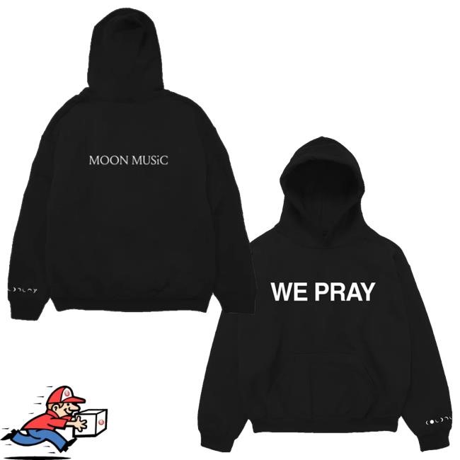 Coldplay Merch Store We Pray Hoodie