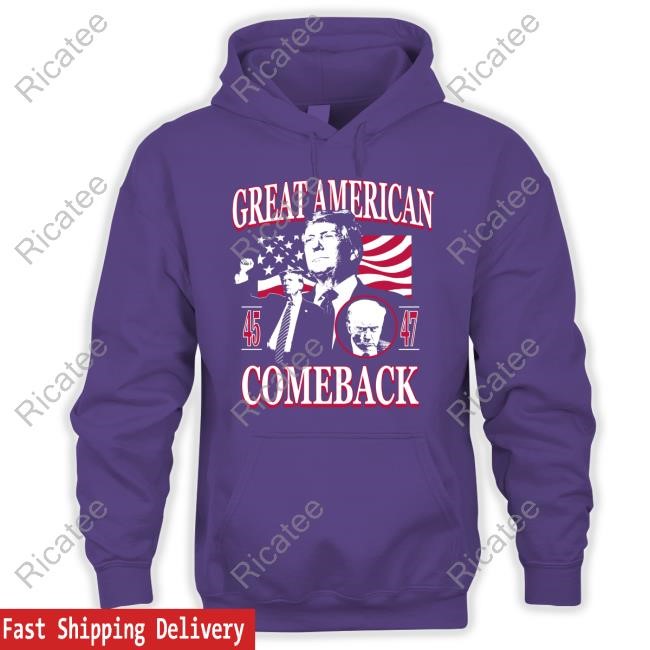 Old Row Store Trump Great American Comeback Crewneck Sweatshirt