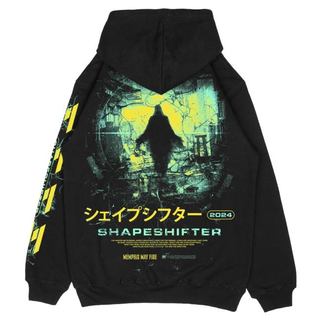 Rise Records Merch Store Memphis May Fire Shapeshifter Black Pullover Sweatshirt