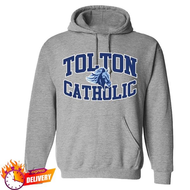 Official Tolton Online Team Store Tolton Catholic With Athletic Horse Long Sleeve Shirt