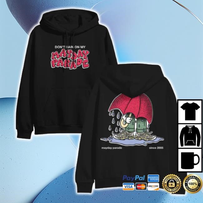 Official Don't Rain Black Sweaters Mayday Parade Shop Merch Store