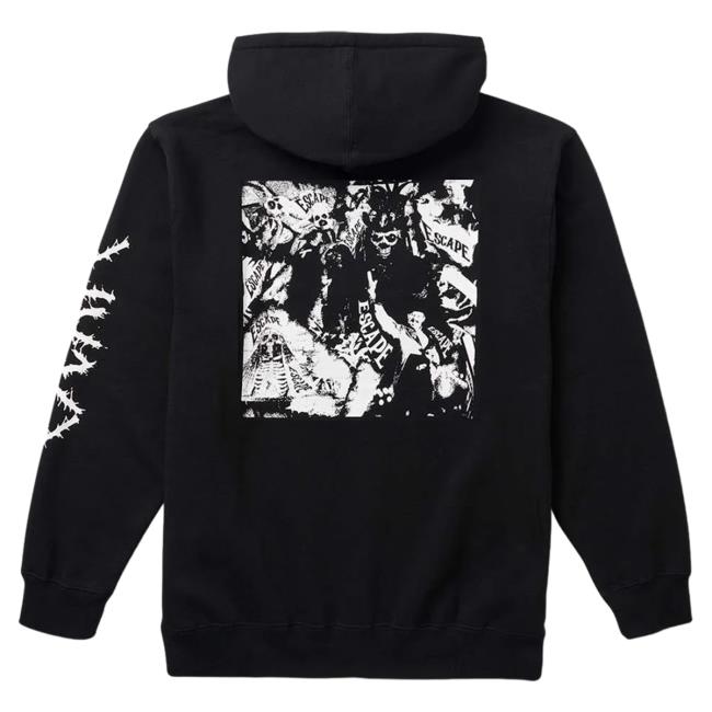 Official Insomniac Shop Merch Store InsomniacShop Escape Patchwork Crewneck Sweatshirt