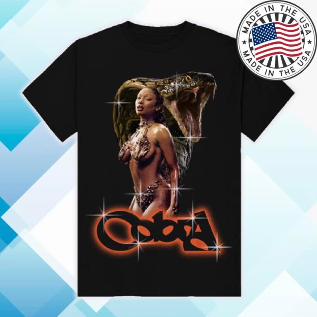 Official Megan Thee Stallion Merch Store Cobra Cover TankTop - Black Megantheestallion Shop