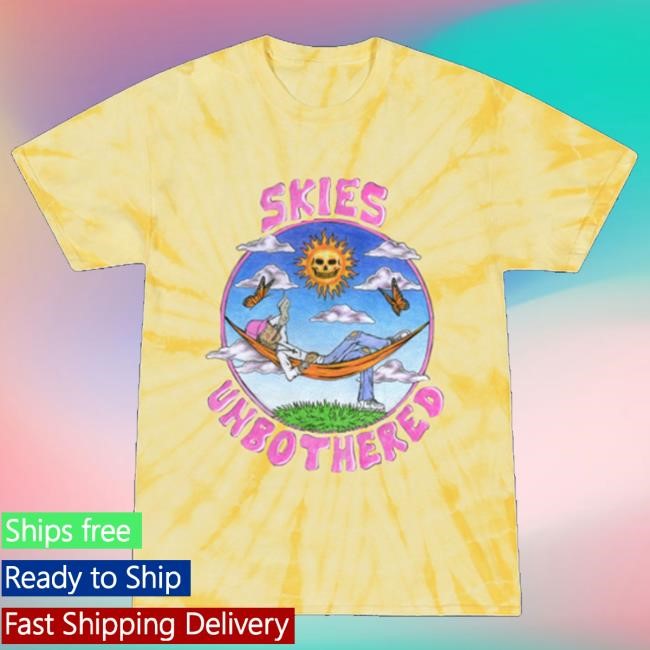 Official Shop Lil Skies Merch Lil Skies Unbothered Graphic Tie Dye Crewneck Sweatshirt