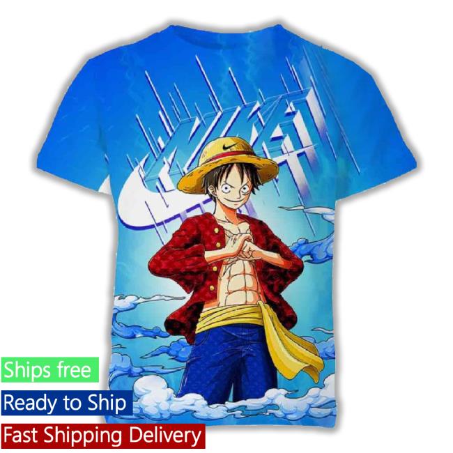 Cartoon Gift Monkey D. Luffy One Piece Fan 3D T-Shirt ,All Over 3D Printed Hoodie Sweatshirt