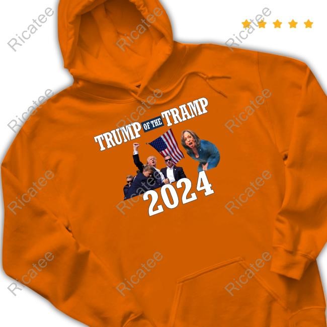 Trump Or The Tramp 2024 Crewneck Sweatshirt Le'veon Bell Wearing Trump Or The Tramp 2024 Sweatshirt