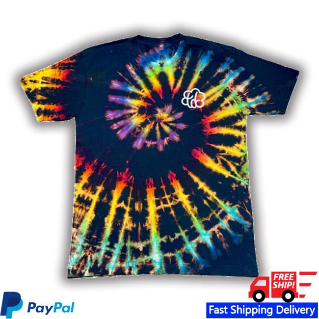 Official The Tie Dye Company Roygbiv Reverse Tie Dye Rainbow Spiral Shirt