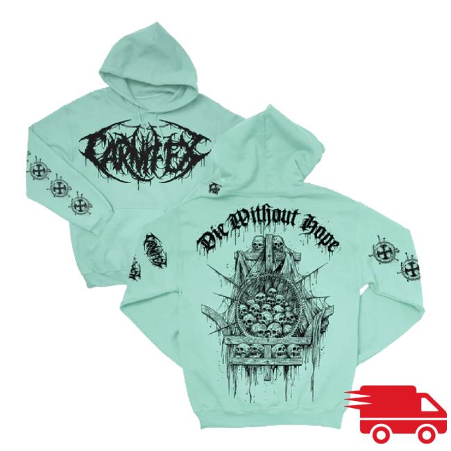 Trending Indie Merch Store Carnifex "Die Without Hope" Pullover New Shirt Indiemerchstore Shop