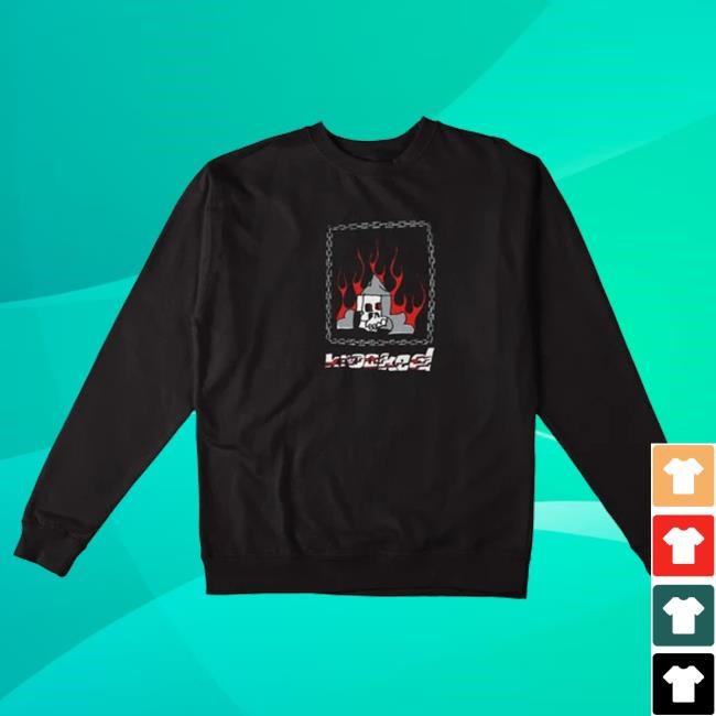 Black Sheep Skate Shop Merch Krooked Skateboards Chain Frame Crewneck Black Shirt Official Black Sheep Skate Shop Merch Krooked Skateboards Chain Frame Crewneck Black Sweatshirt