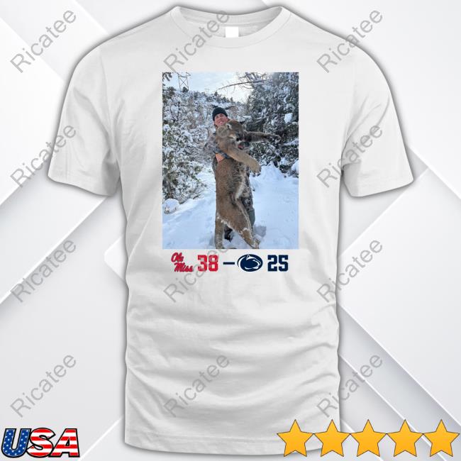 The Grove Collective Merch Peach Bowl Champs Ole Miss 38 Penn State Nittany Lions 25 Shirt