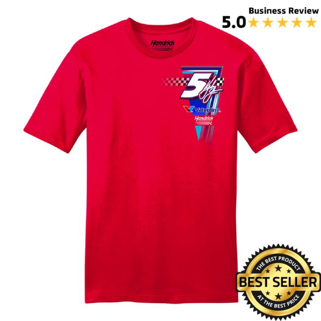 Trending Hendrick Motorsports Store Merch Kyle Larson #5 Valvoline Classic Red Hoodie Hendrickmotorsports Shop
