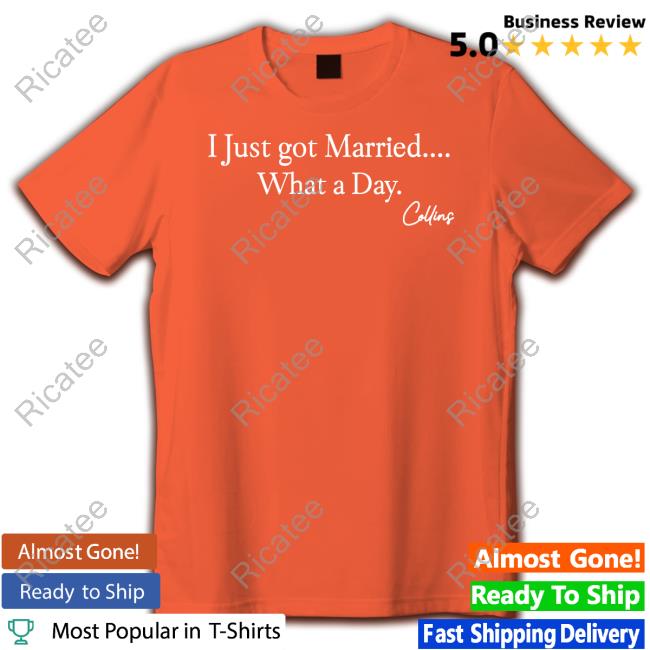 Mafs Collins I Just Got Married What A Day Hoodie