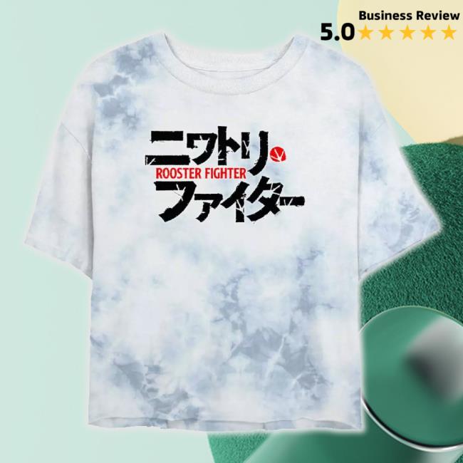 Trending Rooster Fighter Japanese Logo Womens Tie-Dye Sweater
