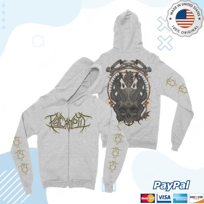 Official Night Shift Store Shop Psycroptic - Mortem Zip Up Pull Over Hoodie Nightshift Merch