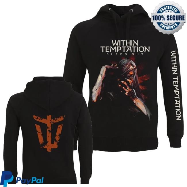 Within Temptation Merch Bleed Out - Unisex Hooded Top Tee