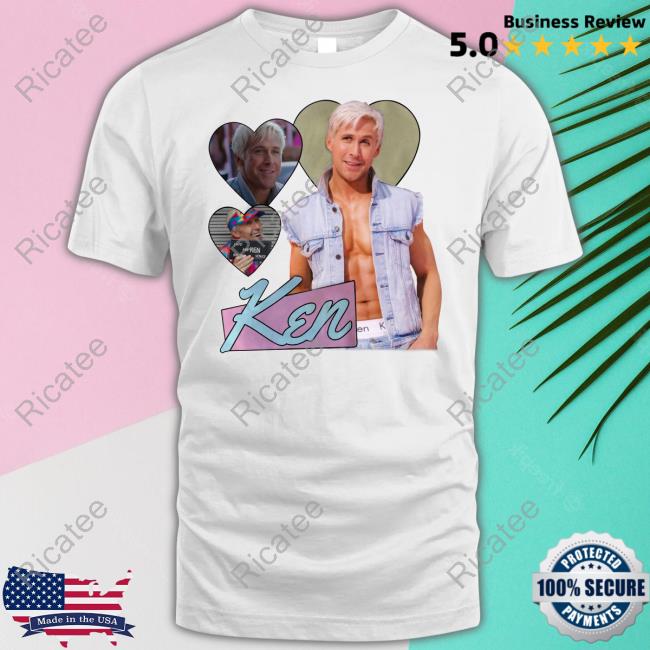 Ken Doll Boy Hearts Tee Mustardyardpress