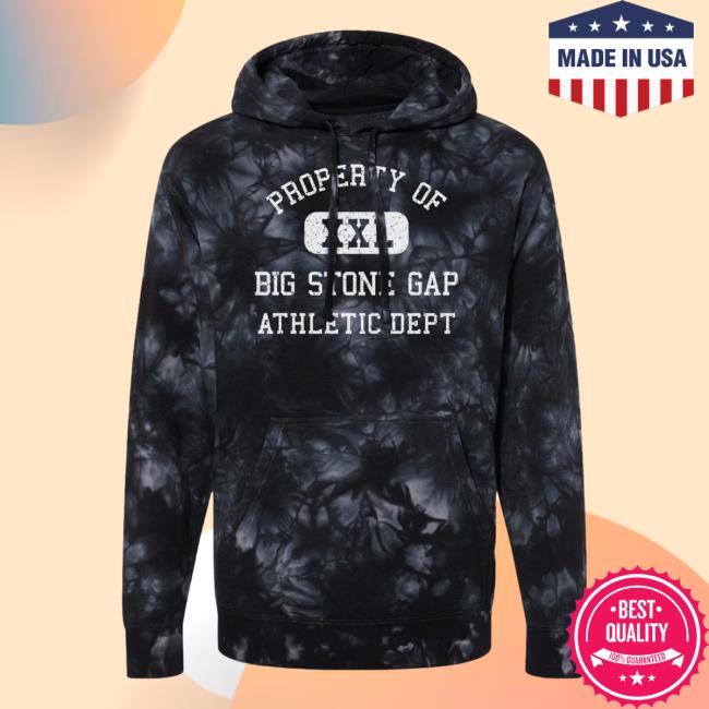 Official Hometown Apparel Clothing Merch Big Stone Gap Virginia Athletic Dept Tie-Dye Crew Black Tie Dye
