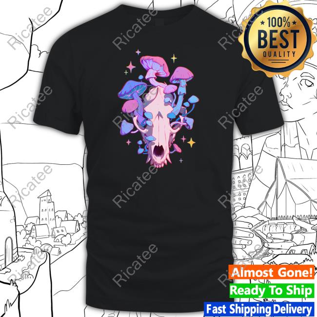 Simkaye Storenvy Magic Raccoon Skull Tee Shirt