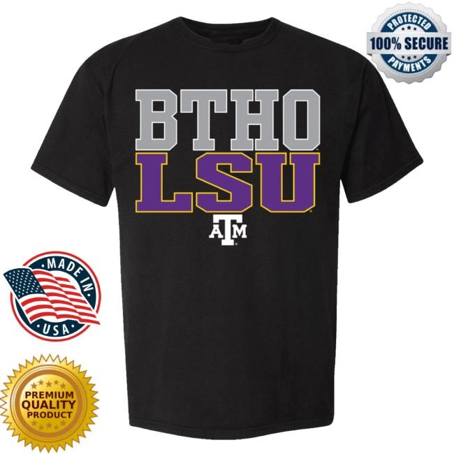 The Warehouse At Cc Merch Btho Lsu Short Sleeve - Black T-Shirt
