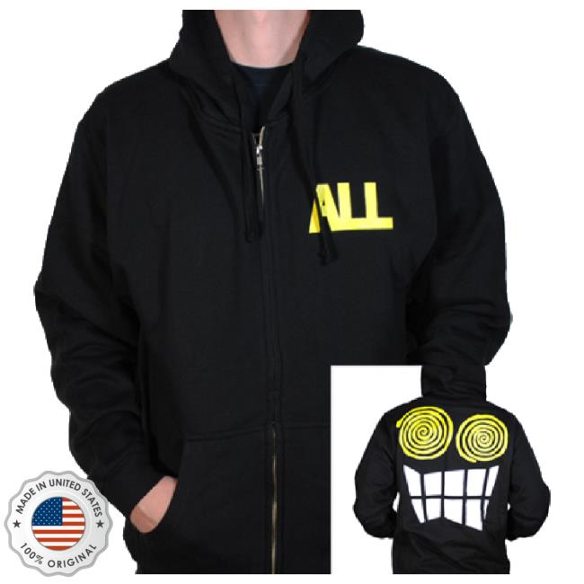 Original All Kings Road Merch Store Allroy Zip-Up Hoodie Sweatshirt (Black) All.Kingsroadmerch Shop