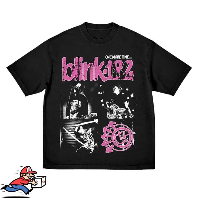 Official Blink 182 Merch Store Shop One More Time Part-2 Photo Shirts