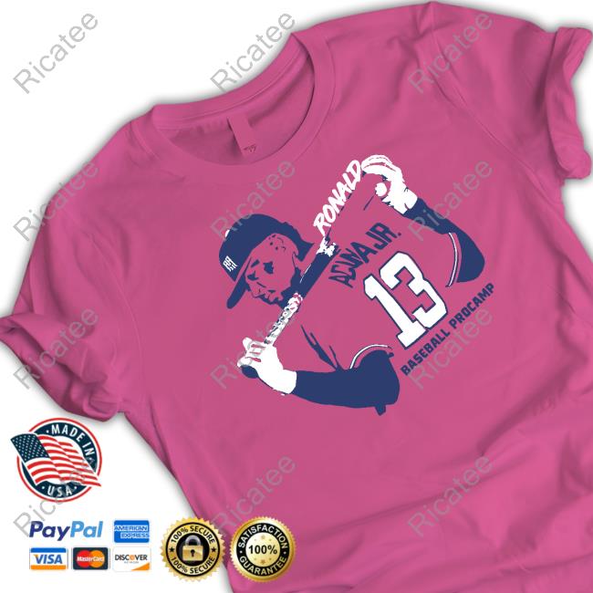 Ronald Acuna Jr Baseball Procamp T-Shirt, Hoodie, Tank Top, Sweater And Long Sleeve T-Shirt Ballysportsso Ronald Acuna Jr Baseball Procamp Shirt