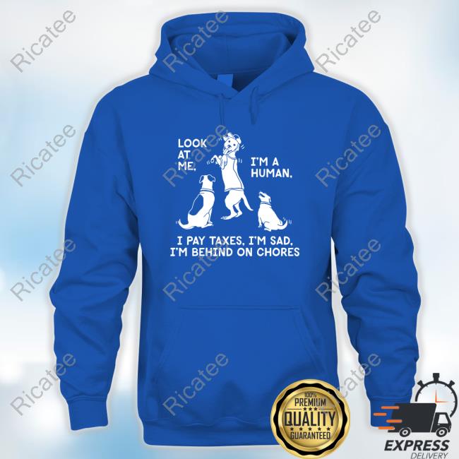 Official Mortythemisfit Look At Me I'm A Human I Pay Taxes I'm Sad I'm Behind On Chores Hoodie