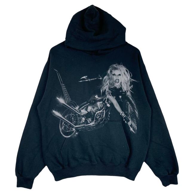 Official Interscope Records LadyGaga Merch Clothing Store Lady Gaga The Tenth Anniversary Hoodies