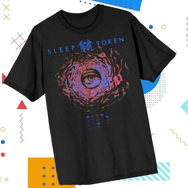Official Sleep Token Merch Store Sleep Token 'Vortex Eye' (Black) Crewneck Sweatshirt