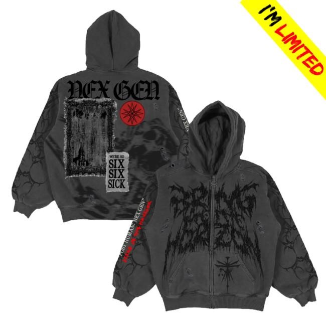 Bmthofficial Merch 66Sick Distressed Pullover Shirt