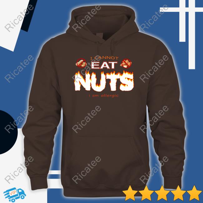 Snazzy Seagull I Cannot Eat Nuts I Am Allergic New Shirt