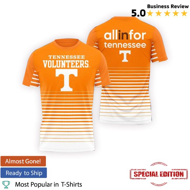 Tennessee Volunteers Allin For Tennessee All Over Print Sweater