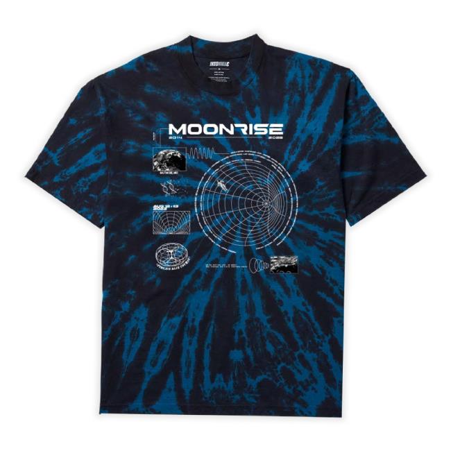 Quadrant Tie Dye Lineup S/S Hoodie Sweatshirt