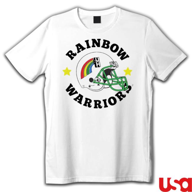 Trending Rainbow Warriors University Of Hawaii Vintage Football T-Shirt