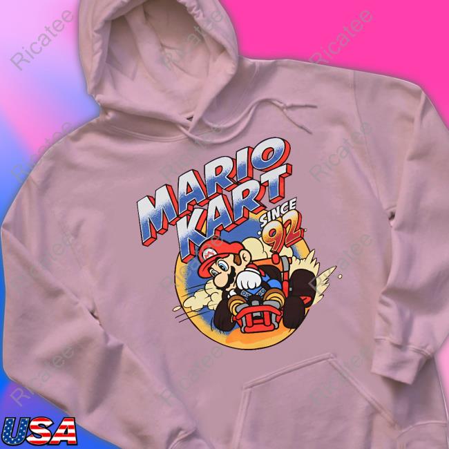 Pole Malone Wearing Mario Kart Since 92 Shirt