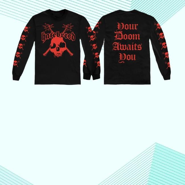 Martyr Merch Store Shop Hatebreed Doom Awaits Hoodie Sweatshirt