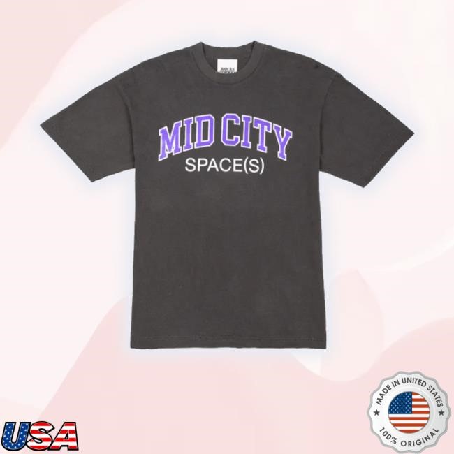 Official Trending Bricksandwood Store Mid City Space(S) Tee - Vintage Black Funny Shirt