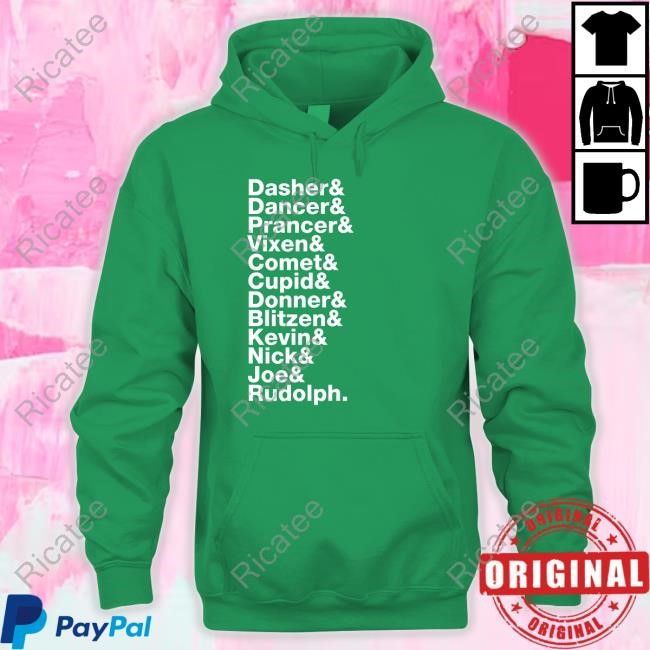 Reindeer X Jonas Brothers Green Tee Shirt