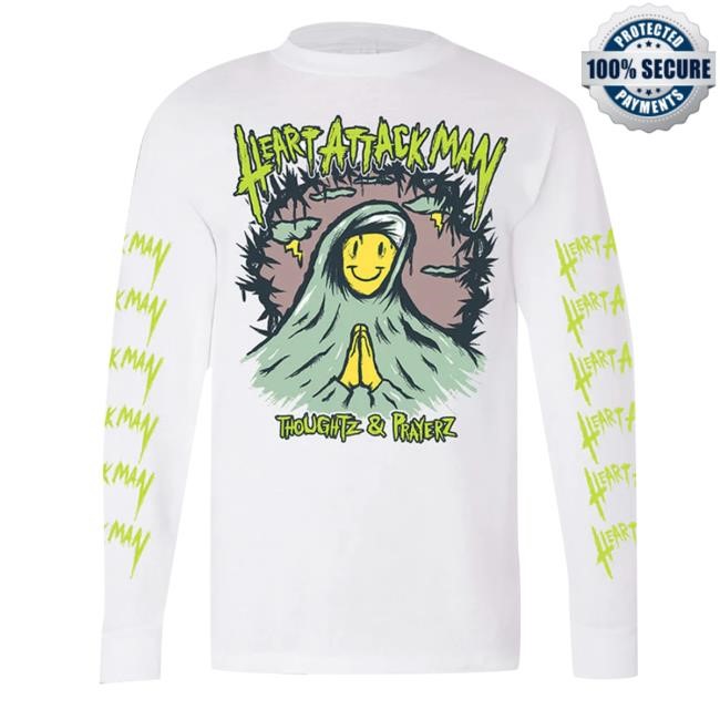 Heart Attack Man Merch Smiley Shirt Heart Attack Man Merch Store Shop Smiley Tee