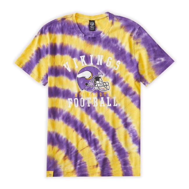 Minnesota Vikings Tie-Dye Graphic Hoodie Sweatshirt