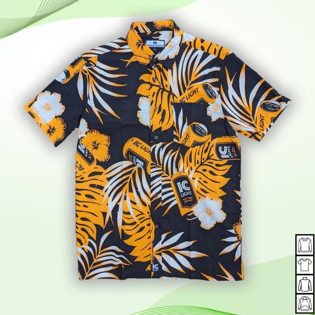 Pittsburghbrewing Merch I.C. Light Hawaiian T Shirts