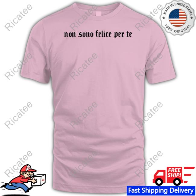 Rose Villain Non Sono Felice Per Te Tee Shirt