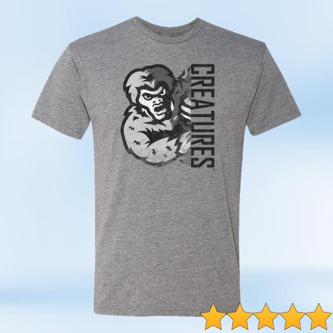 Rumbleponies Milb Store Brp Adult Gray Creatures Long Sleeve Shirt