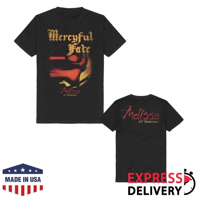 Mercyfulfatecoven Merch Store Shop Melissa 40Th Anniversary Cross Hoodie Sweatshirt