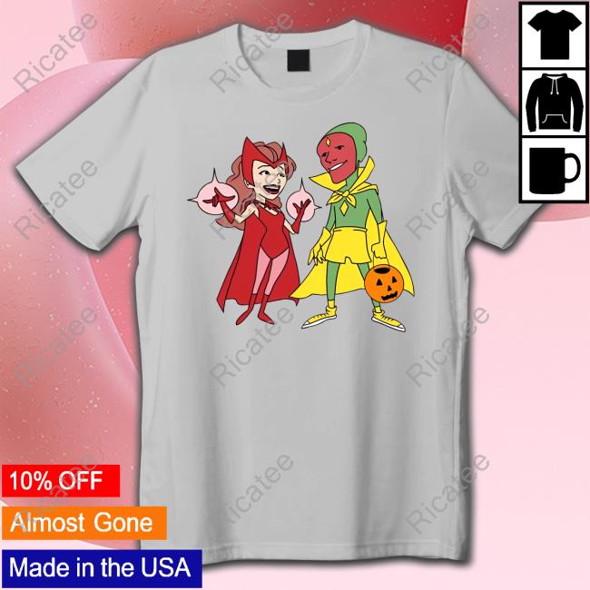 Marvel Wandavision Scarlet Witch And Vision T Shirt