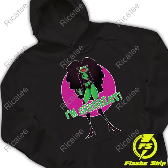 Mybestjudy Chermit Frog I'm Grrrrreat T Shirt