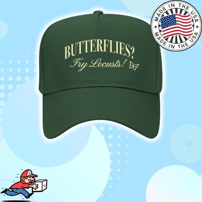 Connor Tomlinson Butterflies Try Locusts Hat