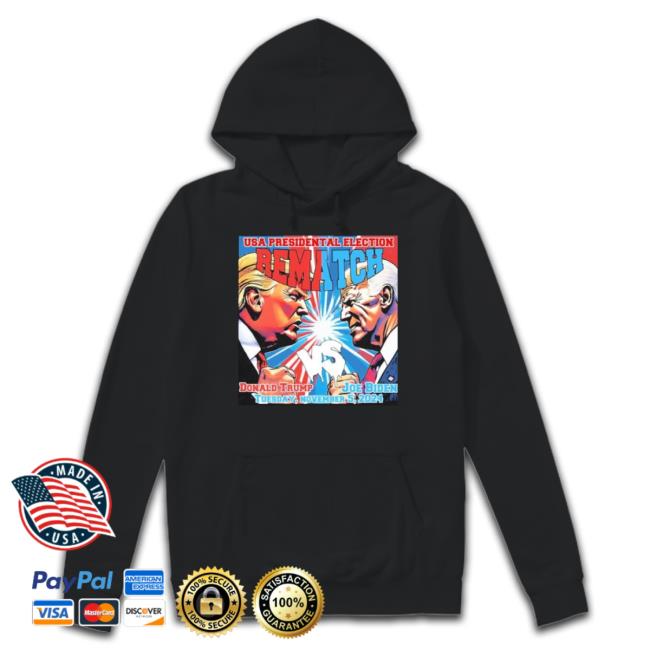 Original Trump Vs Biden Rematch 2024 Hoodie